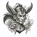 self-made man tattoo design idea