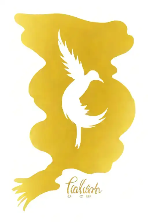 faith over fear god tattoo design idea