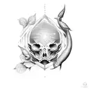 Creation of Adam tattoo design idea