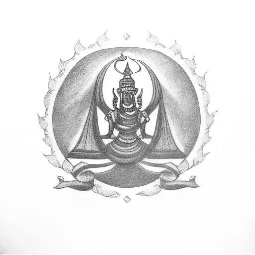 sri lanka flag tattoo design idea