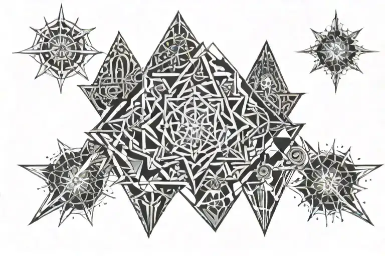 Witchy tattoo design idea