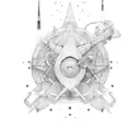 to infinity and beyond tattoo design idea