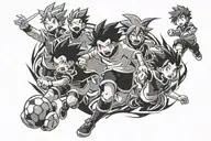 inazuma eleven tattoo design idea