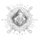 Dice sets tattoo design idea