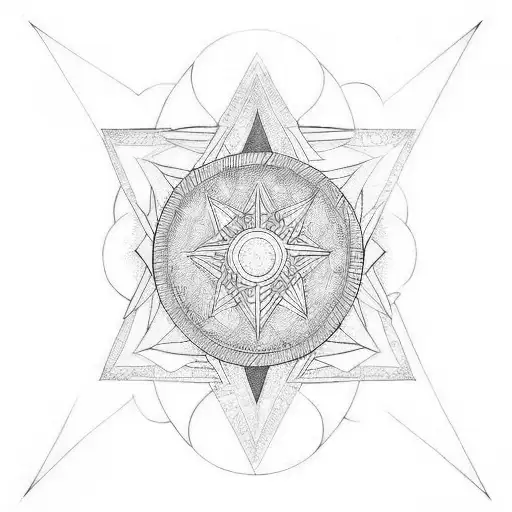 spiritual awakening  tattoo design idea