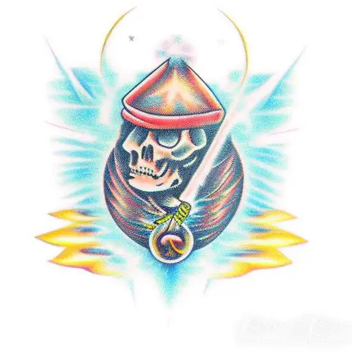 spiritual awakening  tattoo design idea