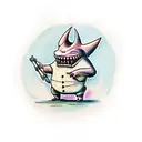 gengar tattoo design idea