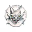 gengar tattoo design idea