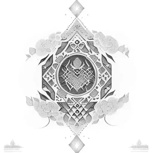 persian style poems font  tattoo design idea