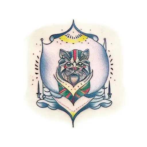 persian poems font tattoo design idea