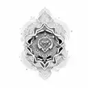 persian style poems font  tattoo design idea