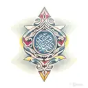 persian poems font tattoo design idea