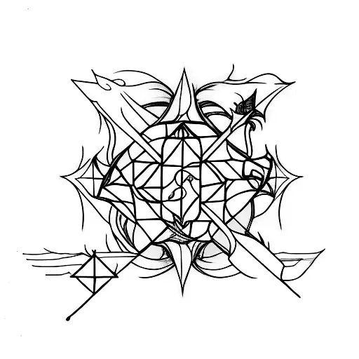 shards of narsil tattoo design idea