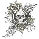 Everything happens for a reason whether good or bad tattoo design idea