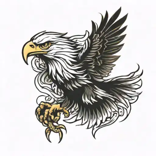 eagle claws  tattoo design idea
