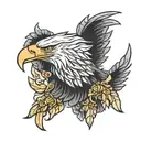 eagle claws  tattoo design idea