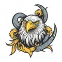 eagle claws  tattoo design idea