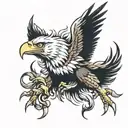 eagle claws  tattoo design idea