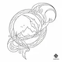 Eternal Ascension tattoo design idea