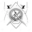 jordan flag tattoo design idea