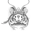 rat tattoo design idea