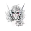 espada tattoo design idea