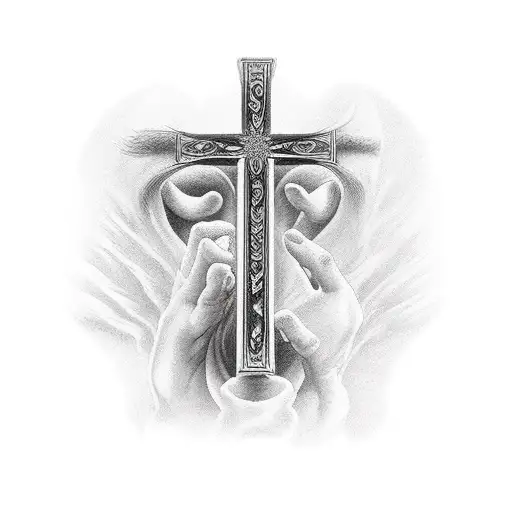 Christian Cross tattoo design idea