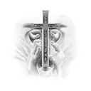 Christian Cross tattoo design idea