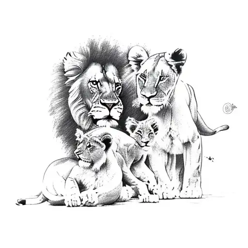 Lilly's Fine Tattoo - Lion family portrait tattoo by deepak vetal at lillys  fine tattoo studio #lionking #family #jungle #king #queen #portrait #tattoo  #tattooshop | Facebook