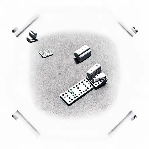 toy soldiers, dominoes , saturn  tattoo design idea