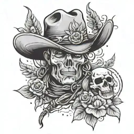 punchy western style tattoos tattoo design idea