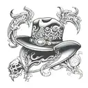 punchy western  tattoo design idea