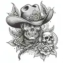 punchy western style tattoos tattoo design idea
