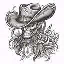 punchy western style tattoos tattoo design idea