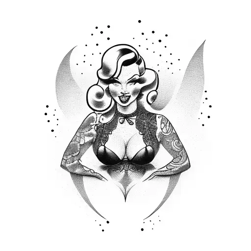 Pinup Girls Tattoos tattoo design idea