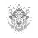 leo and virgo tattoo design idea