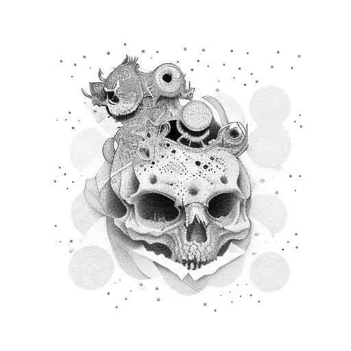 3 friends tattoo design idea