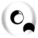 curve turning into a sphere tattoo design idea