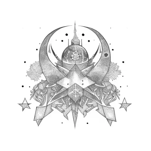 Always and forever with stars tattoo design idea
