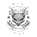 Always and forever with stars tattoo design idea