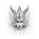 cleopatra tattoo design idea