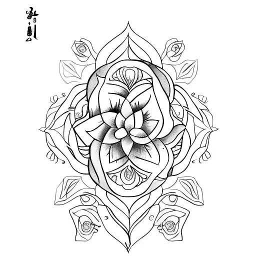 spine tatoo - earthy tattoo design idea
