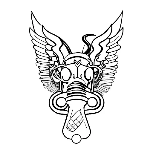 motorcycle with philosophy tattoo design idea