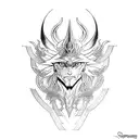 Shaka of Saint Seiya  tattoo design idea