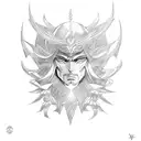 Shaka of Saint Seiya  tattoo design idea