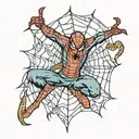 spider-man tattoo design idea