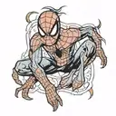 spider-man tattoo design idea