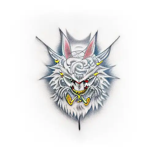 fighting mental health tattoo design idea