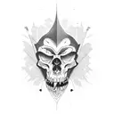 fighting mental demons tattoo design idea