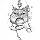 trombone's  tattoo design idea